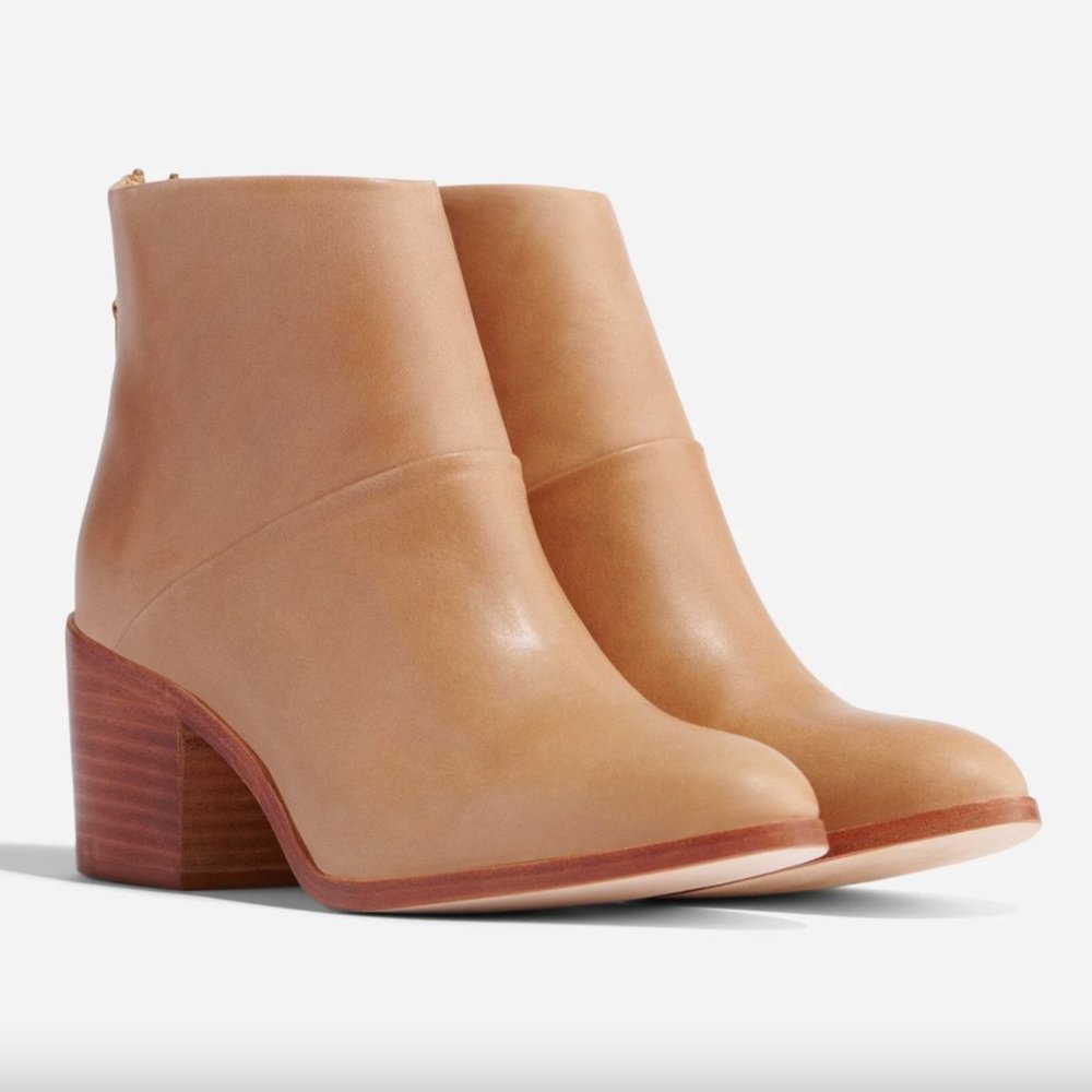 NEW Nisolo Almond Dari Boot - Size 6.5